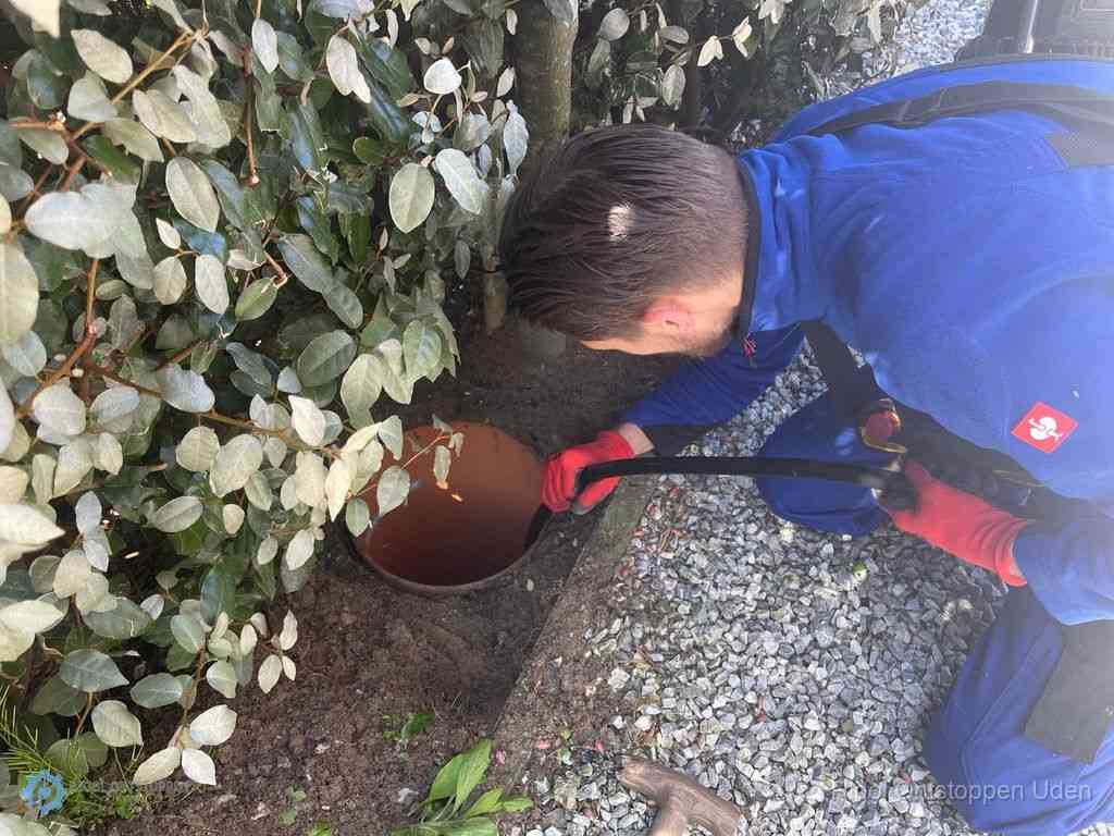 Verstopt Riool Ontstoppen Uden